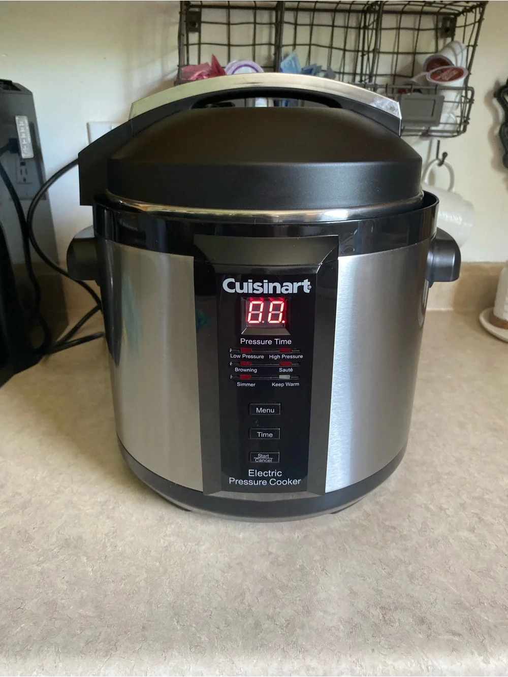 Cuisinart CPC-600 6 Quart Electric Pressure Cooker 1000 Watt Stainless Steel